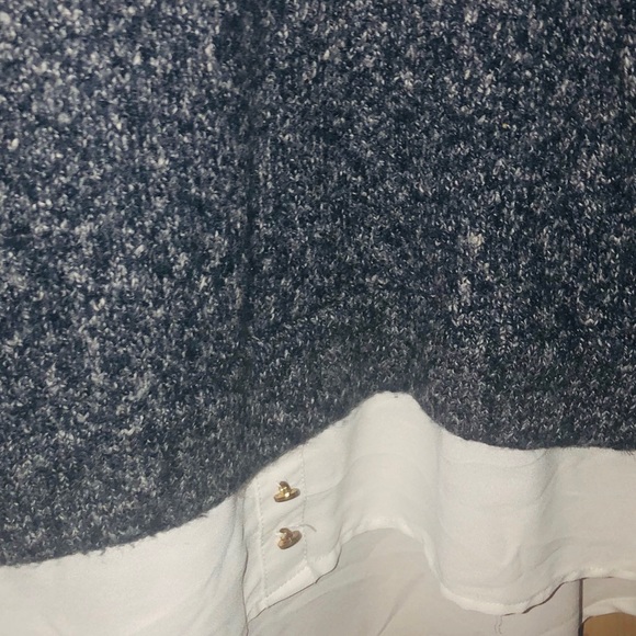 One Piece Sweater with layered blouse appearance - Picture 3 of 3